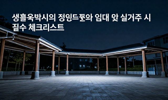 생활숙박시설 관련 이미지 - 생활숙박시설의 정의와 임대 및 실거주 시 필수 체크리스트